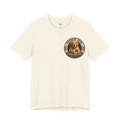 Scout the Firefighter Graphic Tee | Patriot Pups™ | Brave. Ready. Dedicated