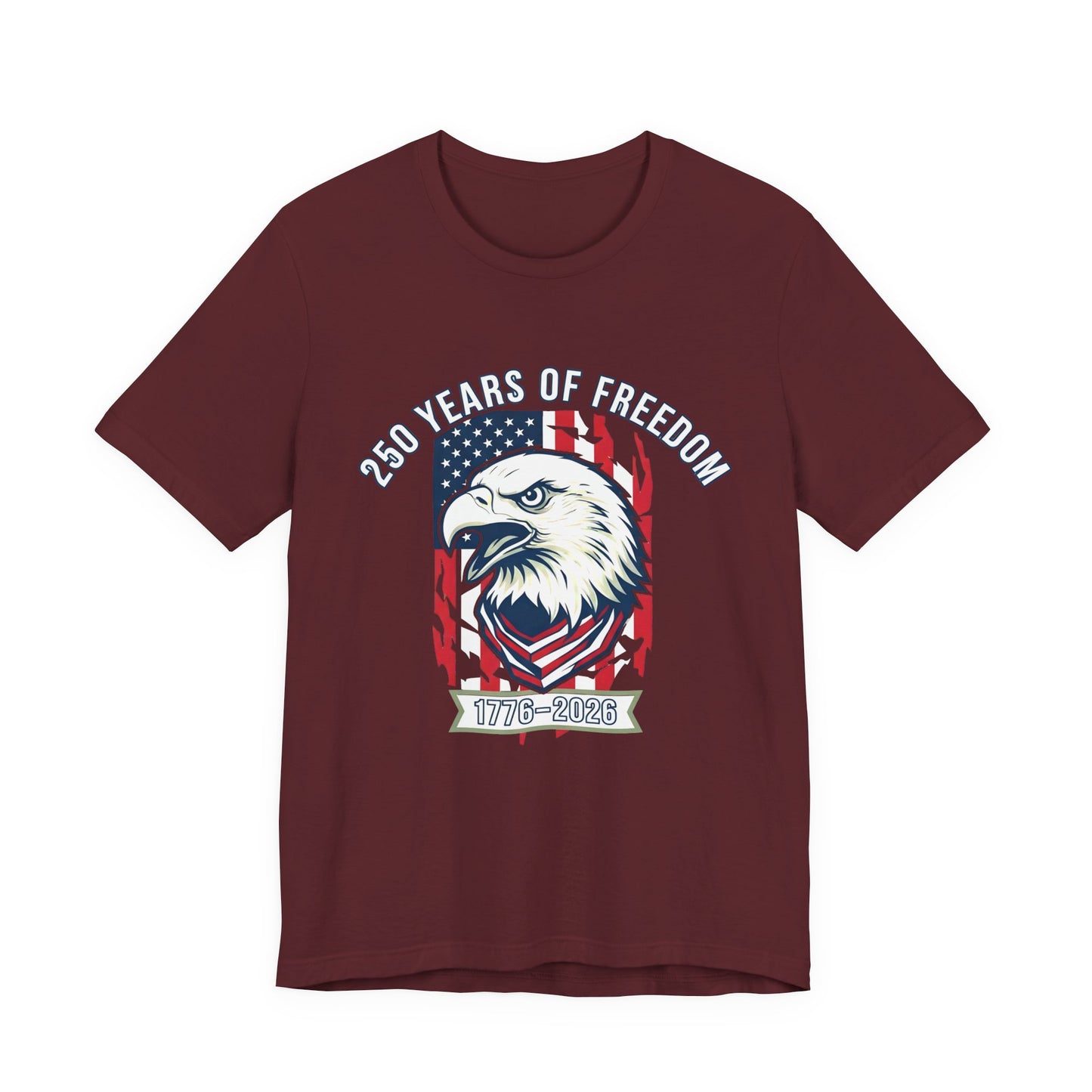 America 250 Eagle Flag Tee — 250 Years of Freedom