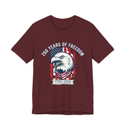 America 250 Eagle Flag Tee — 250 Years of Freedom