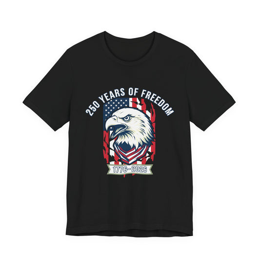 America 250 Eagle Flag Tee — 250 Years of Freedom