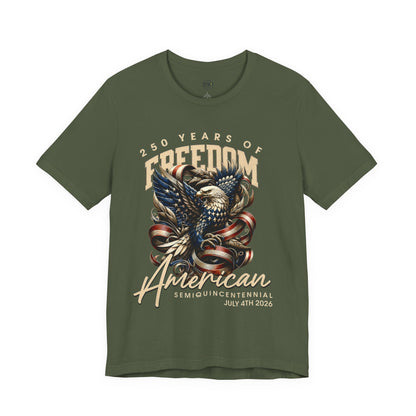 America 250 Eagle Tee — 250 Years of Freedom