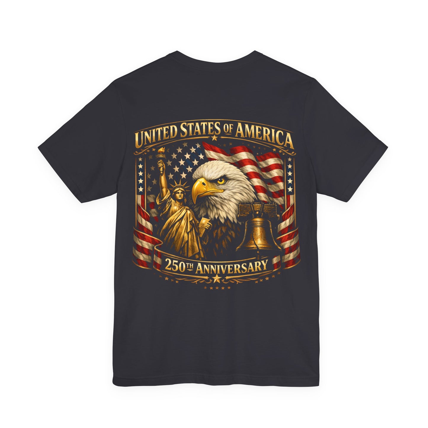 America 250 We the People Eagle Tee 1776-2026 — Front & Back Design