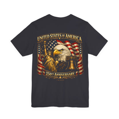 America 250 We the People Eagle Tee 1776-2026 — Front & Back Design