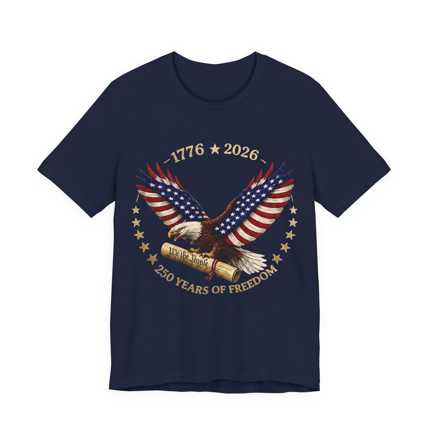 1776–2026 Eagle Patriotic Tee – 250 Years of Freedom