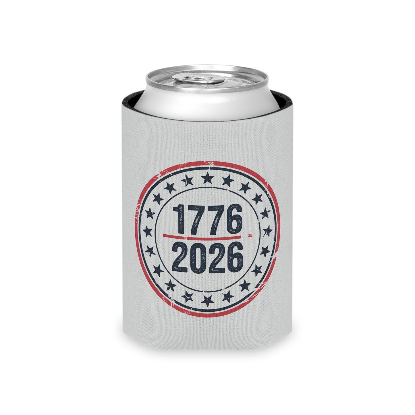 America 250 Can Cooler 1776-2026 — Patriotic Beer Koozie