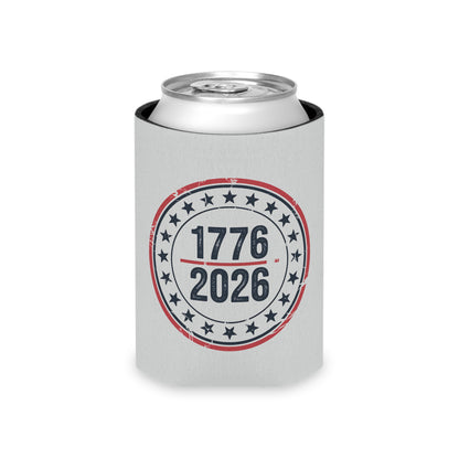 America 250 Can Cooler 1776-2026 — Patriotic Beer Koozie