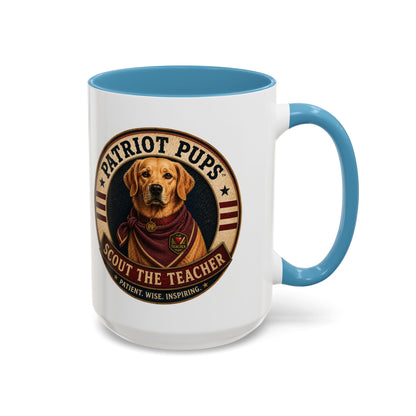 Scout the Teacher Accent Mug | Patriot Pups™ | Patient. Wise. Inspiring