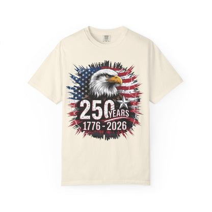 America 250 Eagle American Flag Tee 1776-2026
