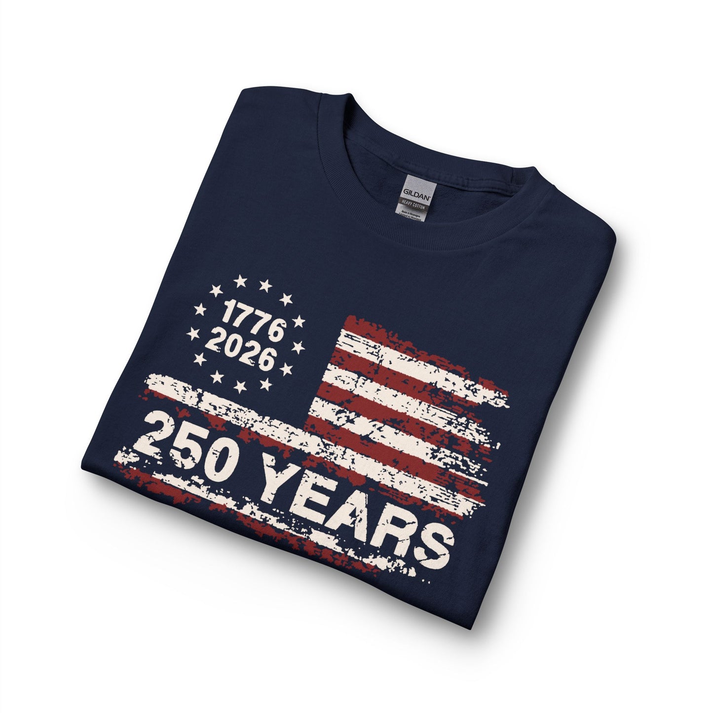 America 250 Distressed Flag Long Sleeve Shirt