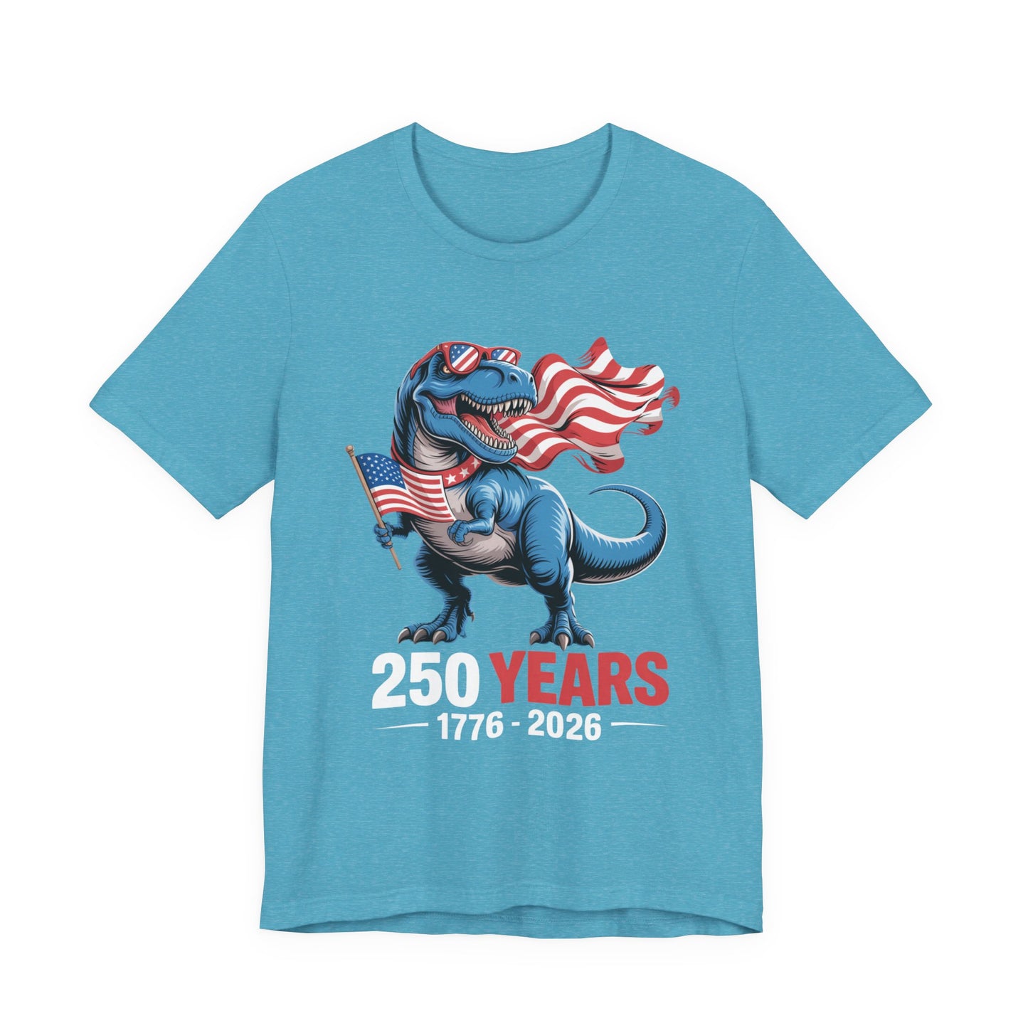 America 250 T-Rex Patriotic Tee 1776-2026