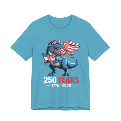 America 250 T-Rex Patriotic Tee 1776-2026