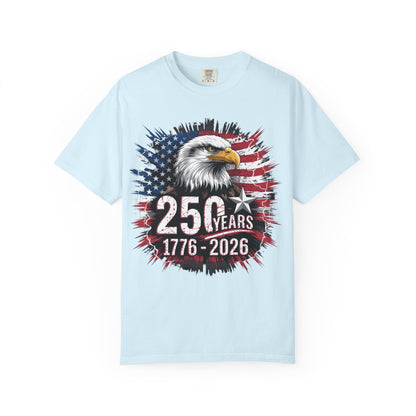 America 250 Eagle American Flag Tee 1776-2026