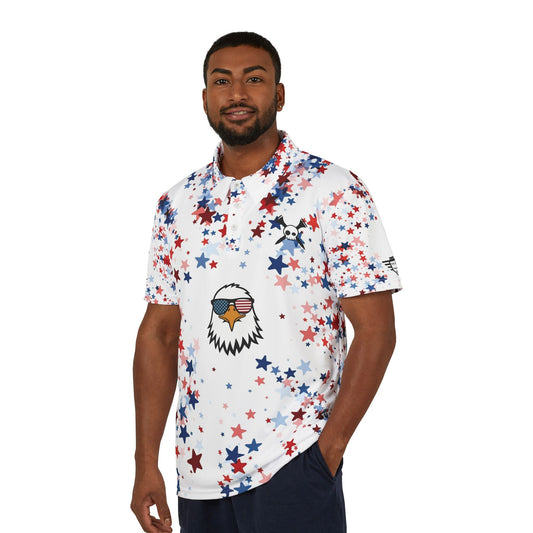 Tee-Bone July 4th Polo | Unisex Patriotic Golf Shirt