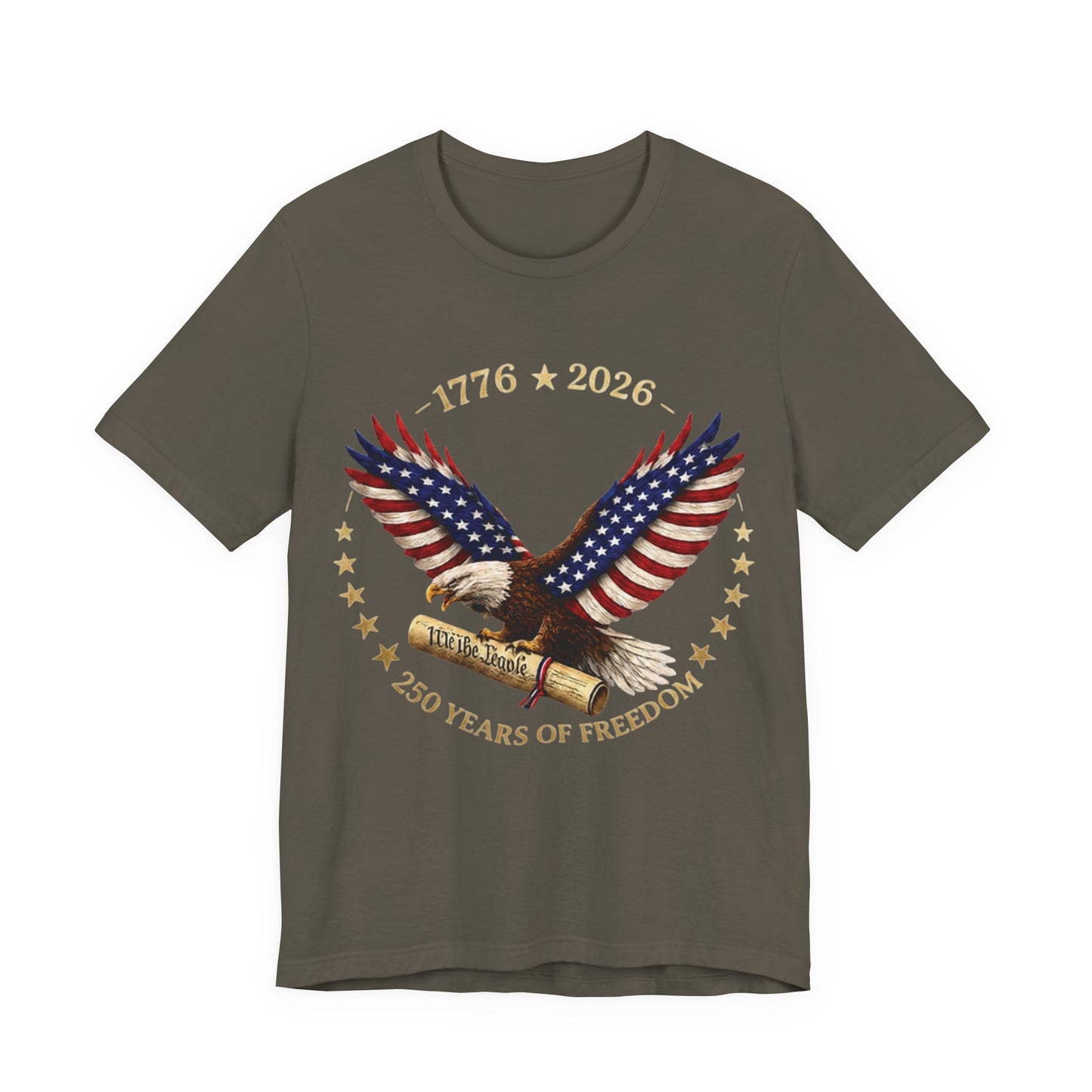 1776–2026 Eagle Patriotic Tee – 250 Years of Freedom