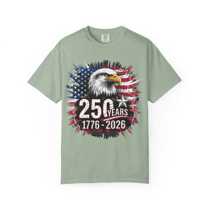 America 250 Eagle American Flag Tee 1776-2026
