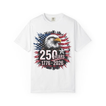 America 250 Eagle American Flag Tee 1776-2026