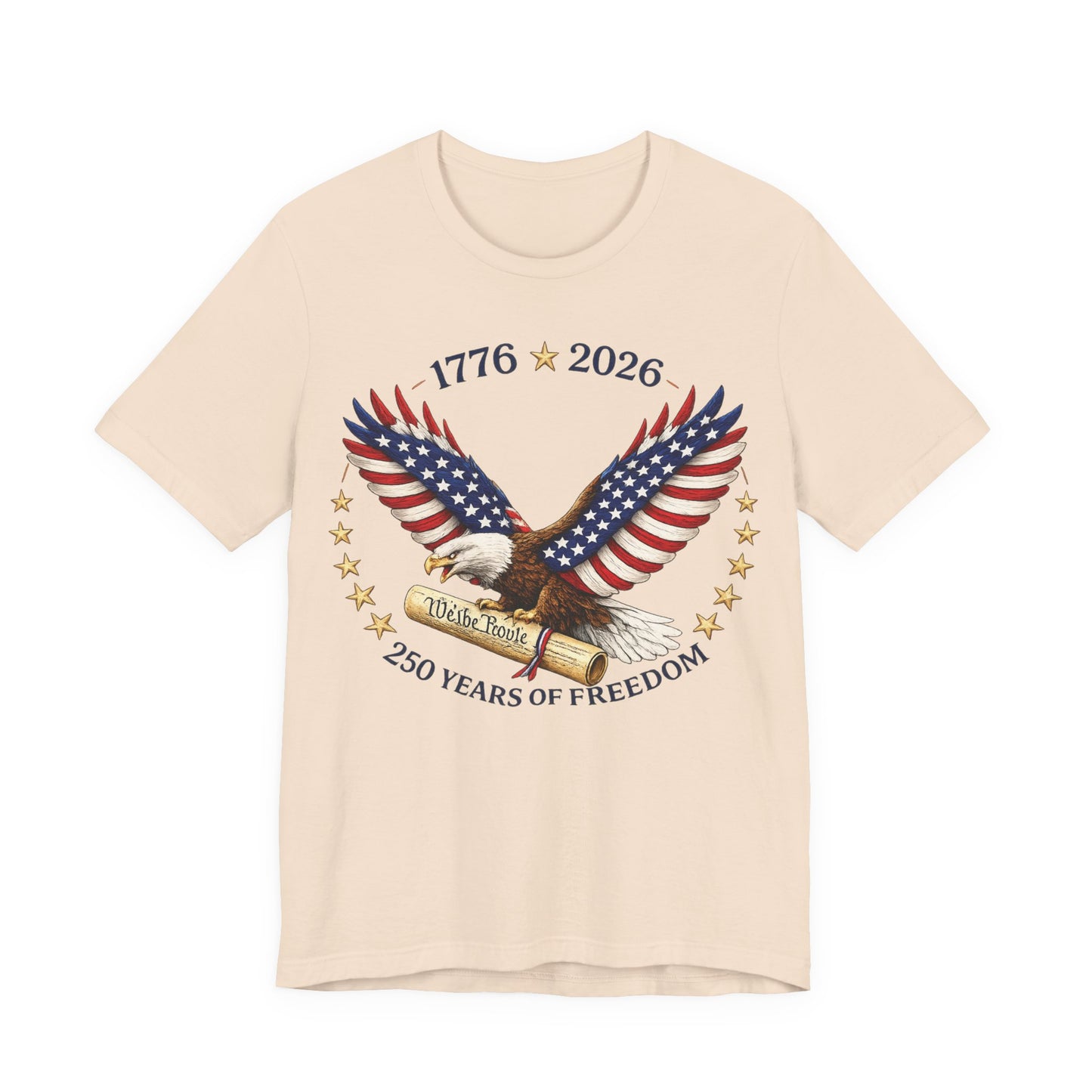 1776–2026 Eagle Patriotic Tee – 250 Years of Freedom