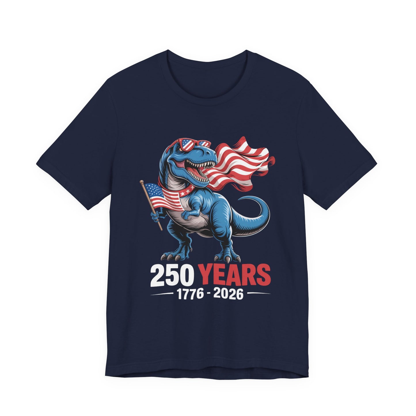 America 250 T-Rex Patriotic Tee 1776-2026