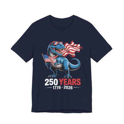 America 250 T-Rex Patriotic Tee 1776-2026