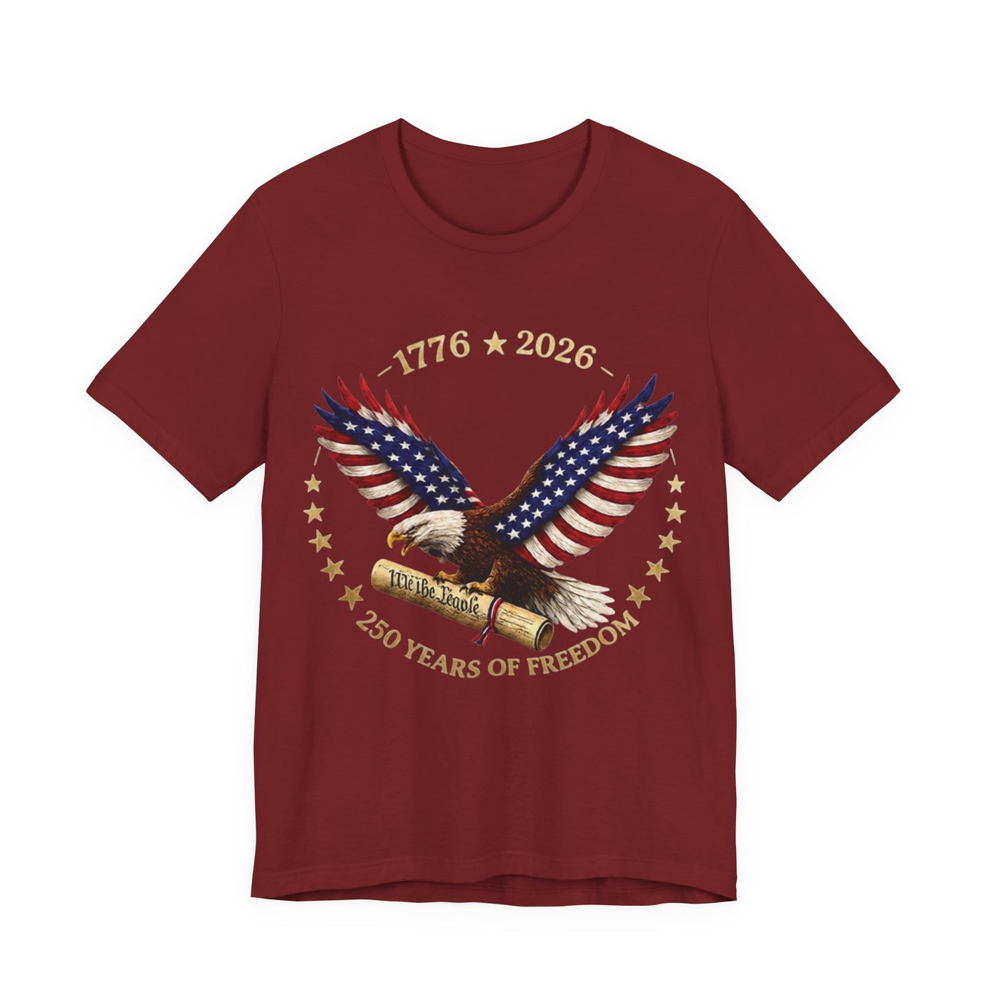 1776–2026 Eagle Patriotic Tee – 250 Years of Freedom
