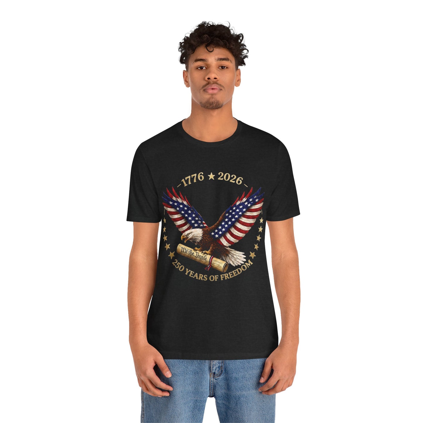 1776–2026 Eagle Patriotic Tee – 250 Years of Freedom