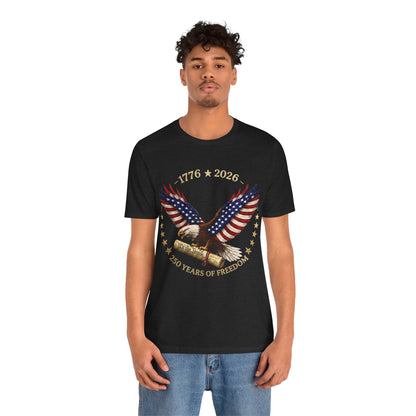 1776–2026 Eagle Patriotic Tee – 250 Years of Freedom