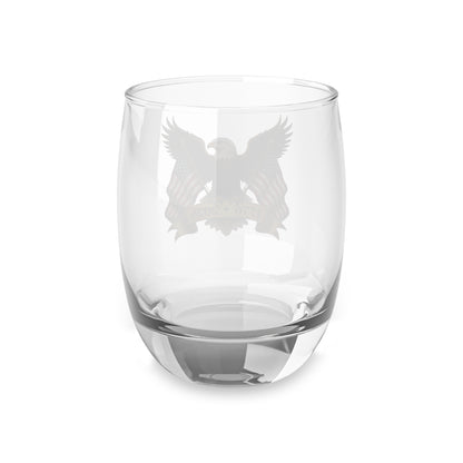 America 250 Eagle Flag Whiskey Glass — 1776–2026, 6 oz