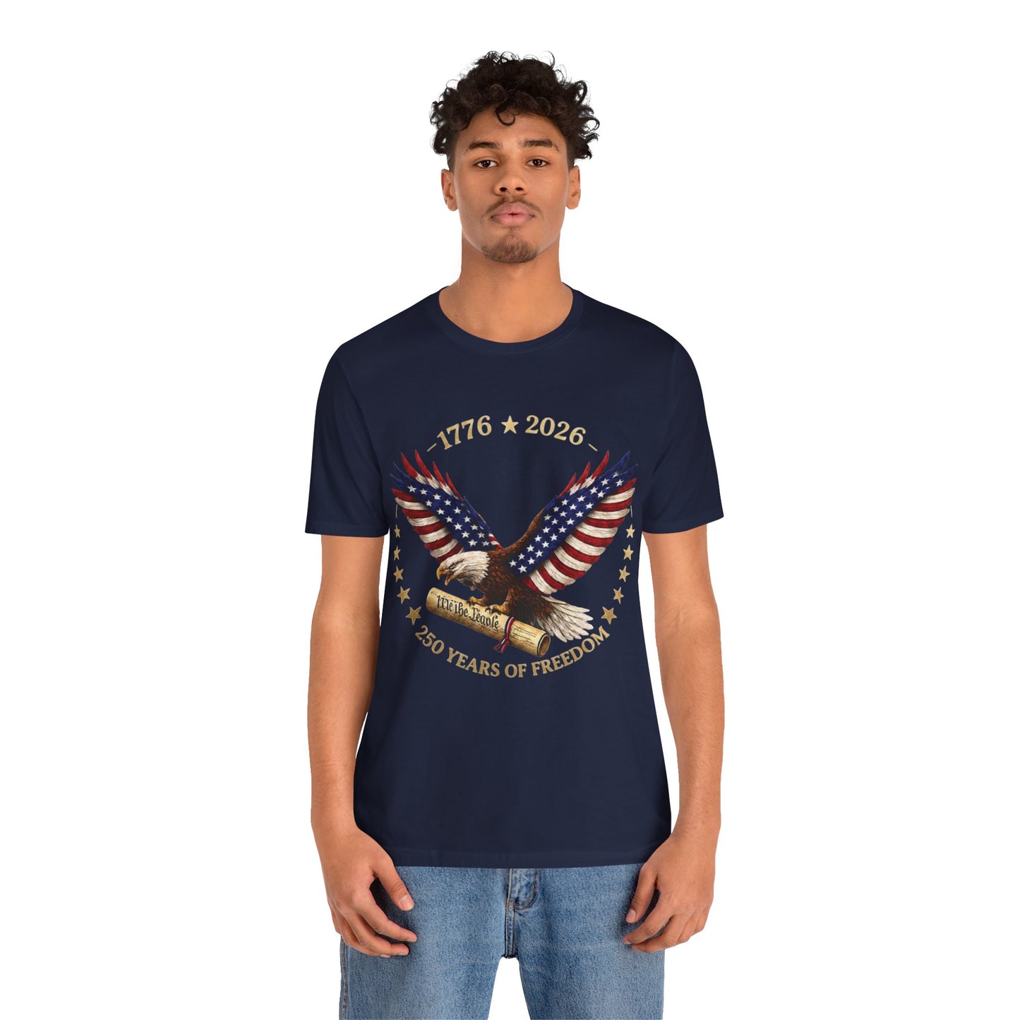 1776–2026 Eagle Patriotic Tee – 250 Years of Freedom