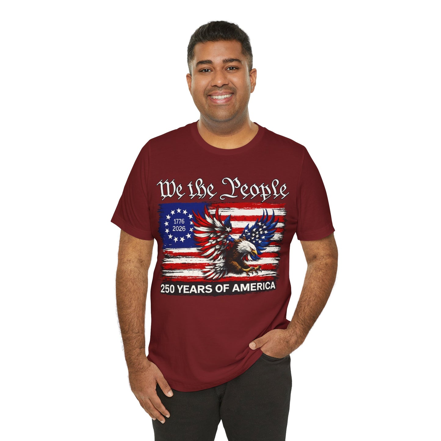 America 250 We the People Eagle Tee — 250 Years of America 1776–2026