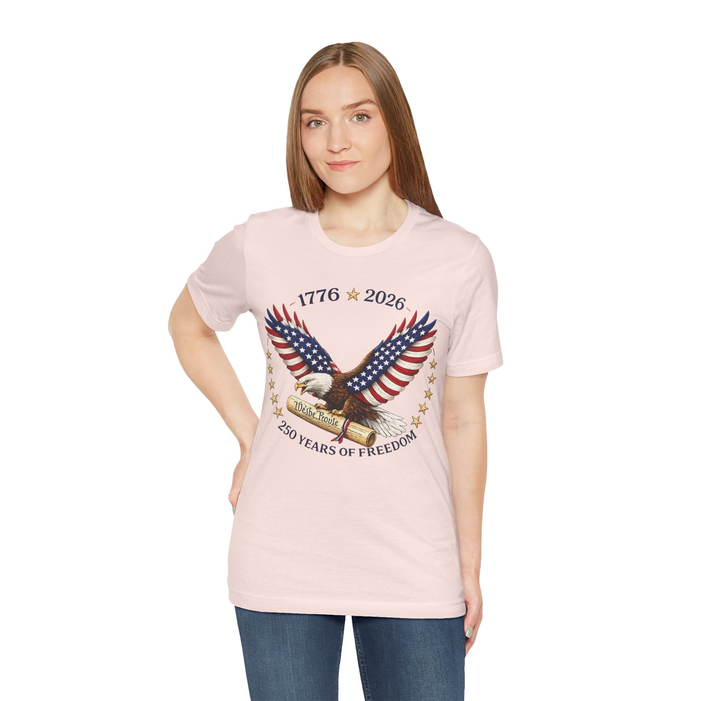 1776–2026 Eagle Patriotic Tee – 250 Years of Freedom