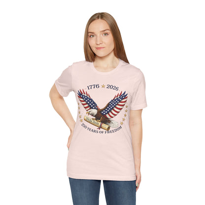 1776–2026 Eagle Patriotic Tee – 250 Years of Freedom