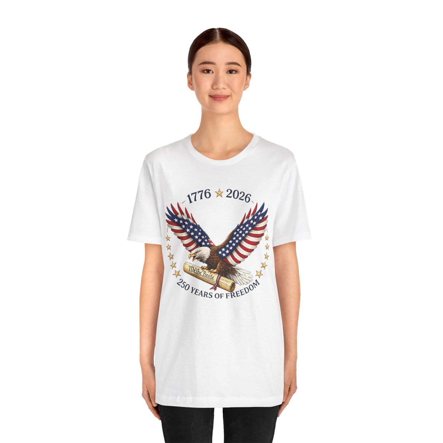 1776–2026 Eagle Patriotic Tee – 250 Years of Freedom