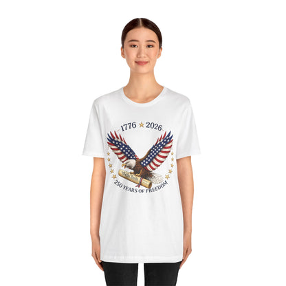 1776–2026 Eagle Patriotic Tee – 250 Years of Freedom