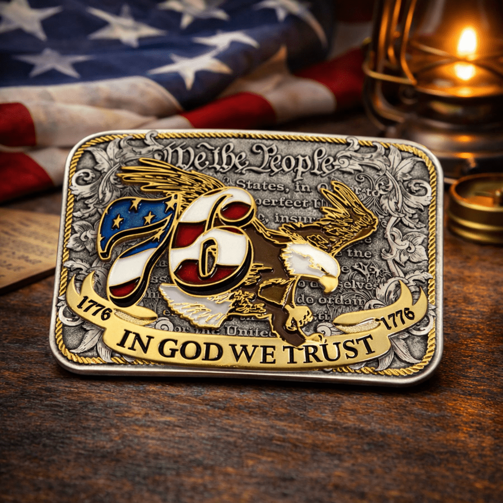 1776 Constitutional Eagle Belt Buckle
