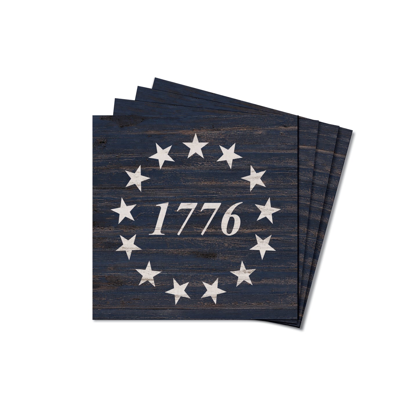 Collective - 1776 Coaster Set - Blue