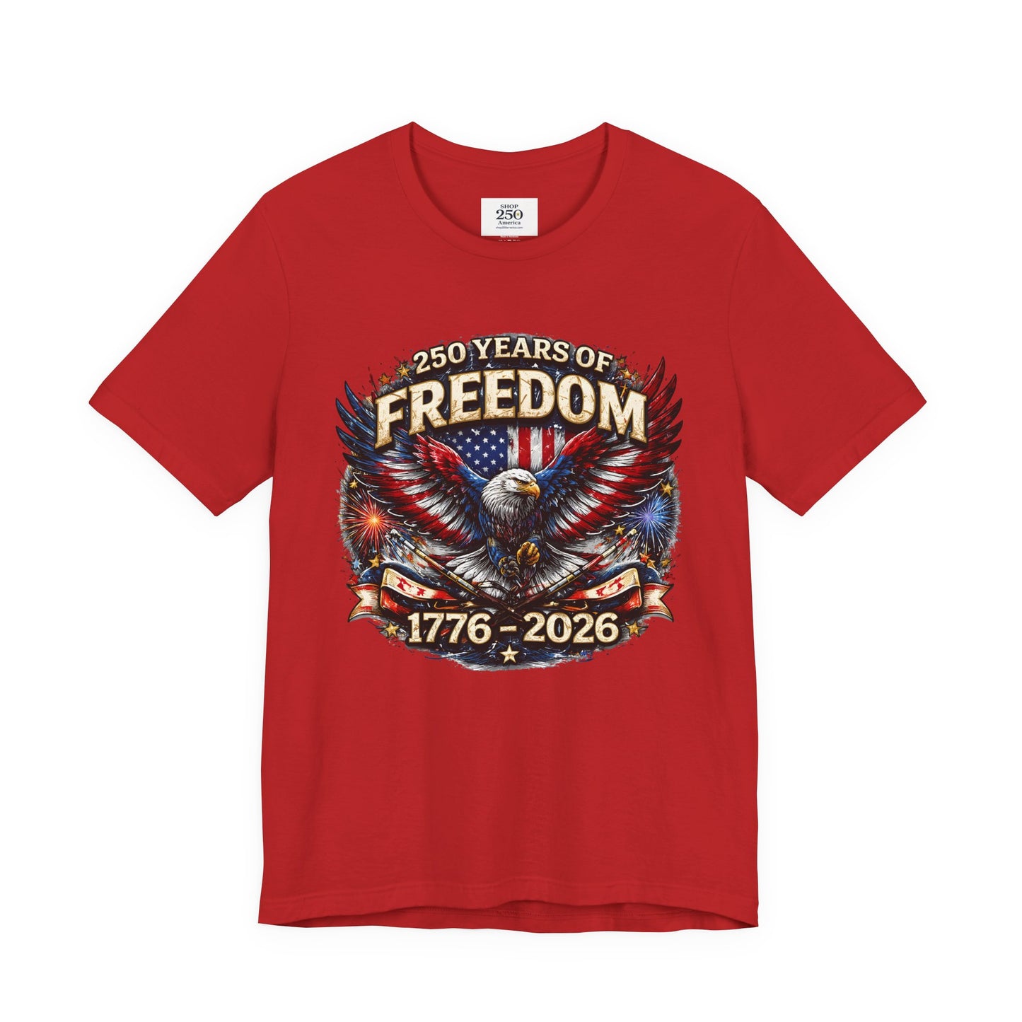 America 250 Freedom Eagle Tee 1776-2026