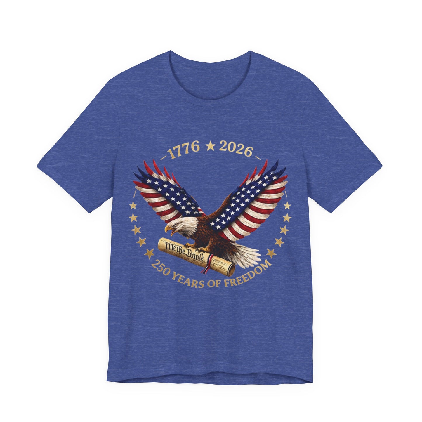 1776–2026 Eagle Patriotic Tee – 250 Years of Freedom