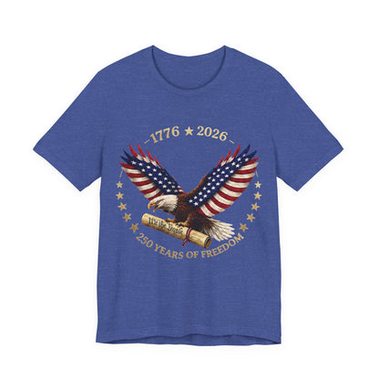 1776–2026 Eagle Patriotic Tee – 250 Years of Freedom