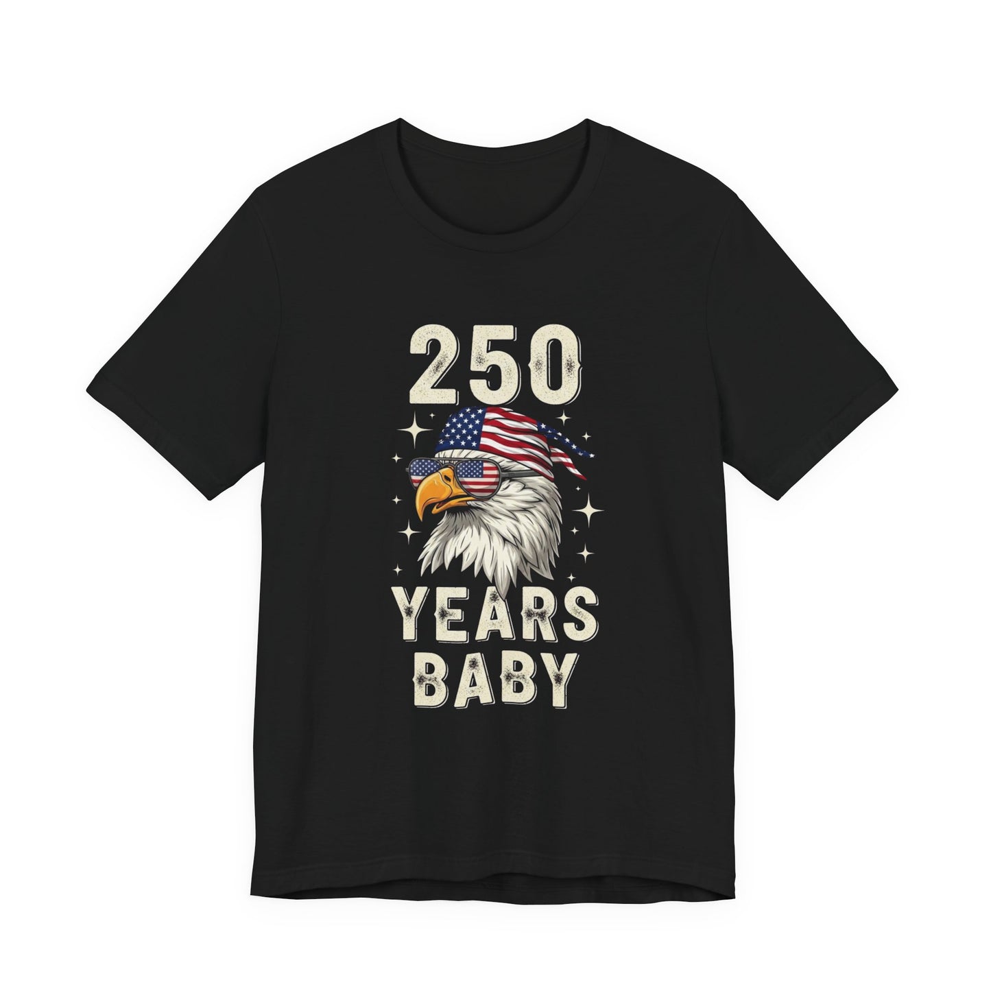America 250 Baby Eagle American Flag Tee