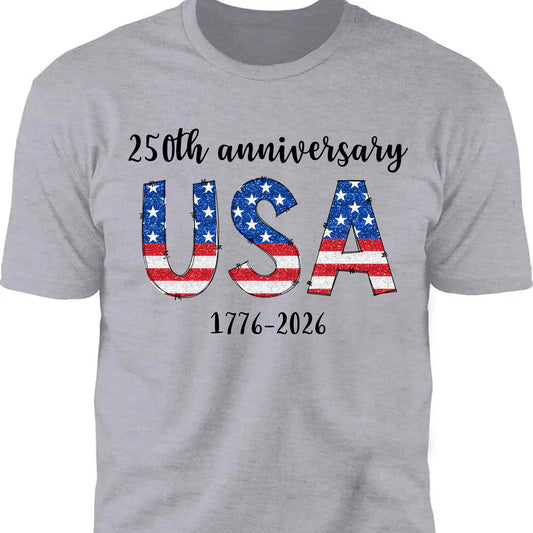Happy 250 Years Birthday USA Shirt | America Anniversary | 4th of July Shirt | Independence Day Shirt 682482