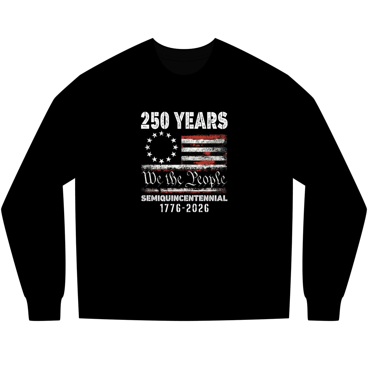 America 250 We the People Flag Long Sleeve Shirt