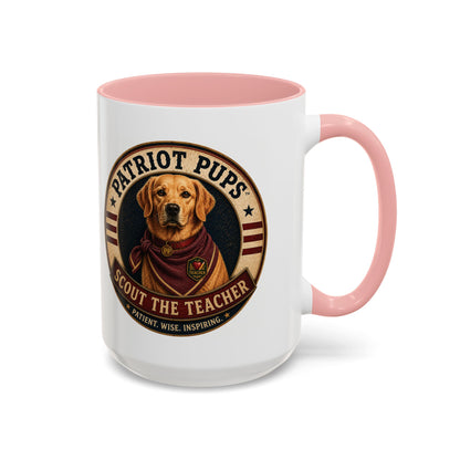 Scout the Teacher Accent Mug | Patriot Pups™ | Patient. Wise. Inspiring