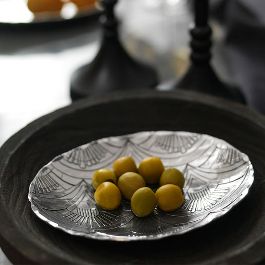 1923 Small Oval Bowl (Aluminum) by Wendell August Forge — alternate product view 2
