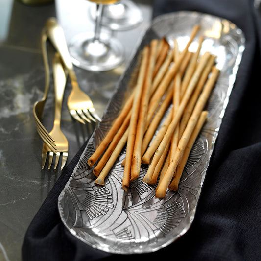 1923 Small Breadstick Tray (Aluminum) by Wendell August Forge — alternate product view 2
