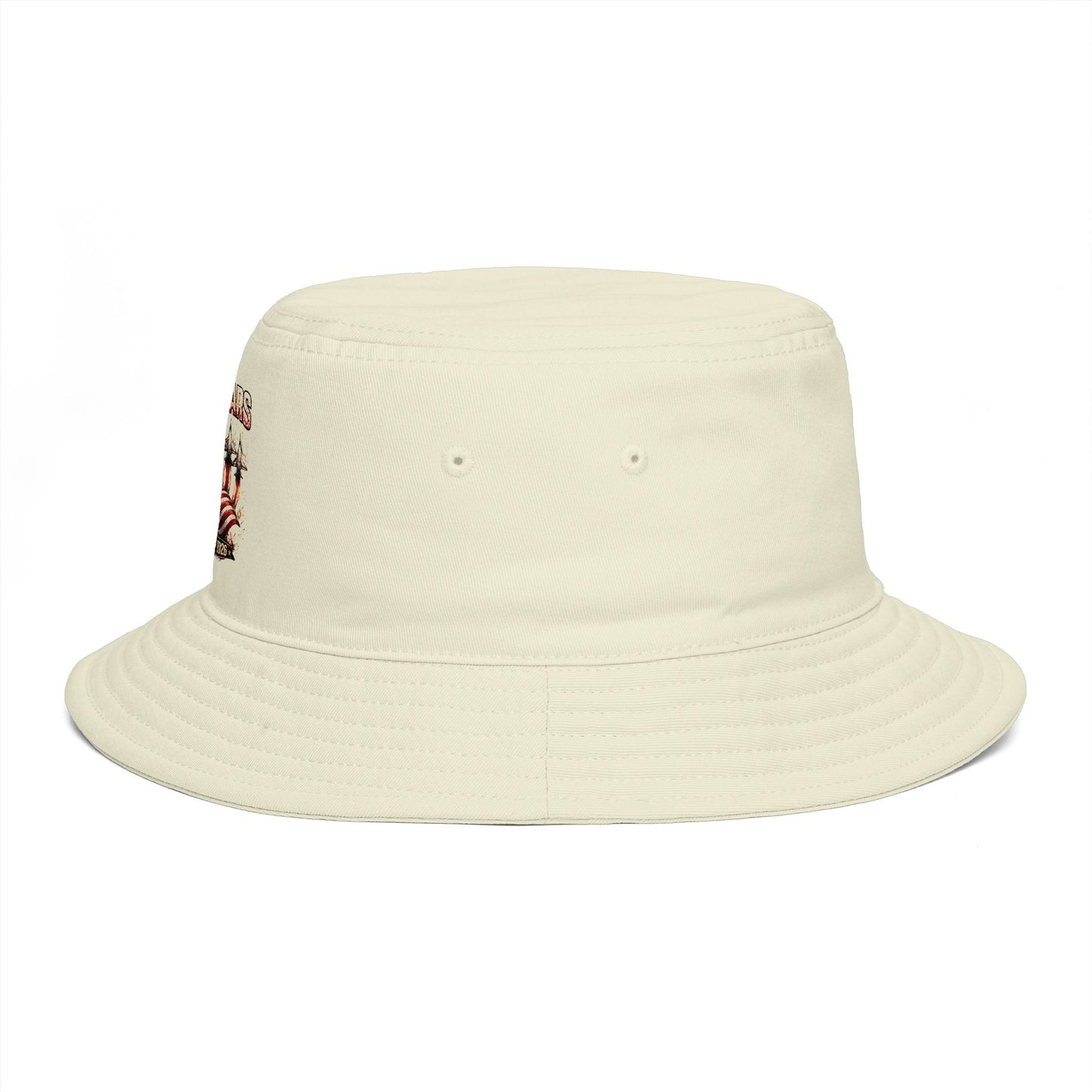 250 Years American Flag Bucket Hat – 1776–2026 Patriotic Cotton Cap