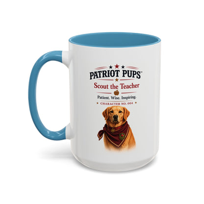 Scout the Teacher Accent Mug | Patriot Pups™ | Patient. Wise. Inspiring