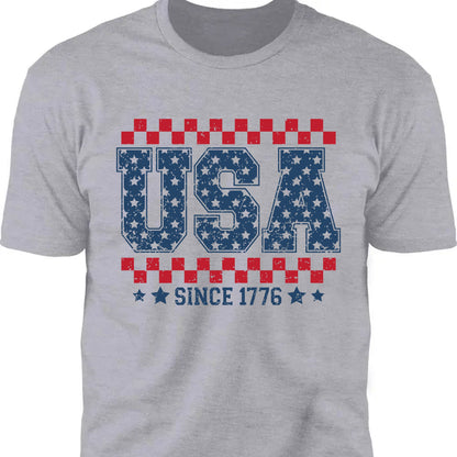 USA Since 1776 Shirt | Fourth Of July T-Shirt | Patriotic Flag Shirt | Independence Day Tee 682304