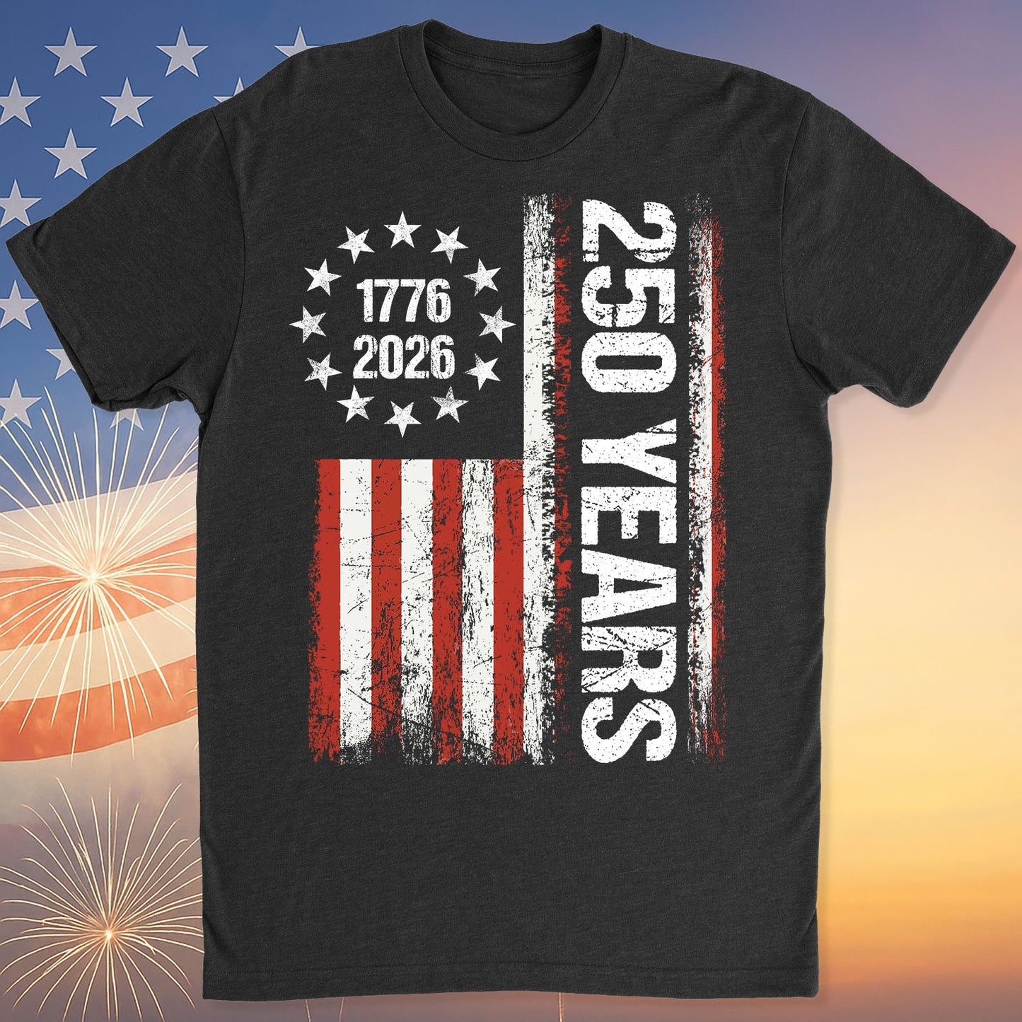 Happy 250 Years Birthday USA Shirt | Patriotic 4th of July 1776–2026 T-Shirt | America 250th Anniversary | Independence Day Shirt 682486