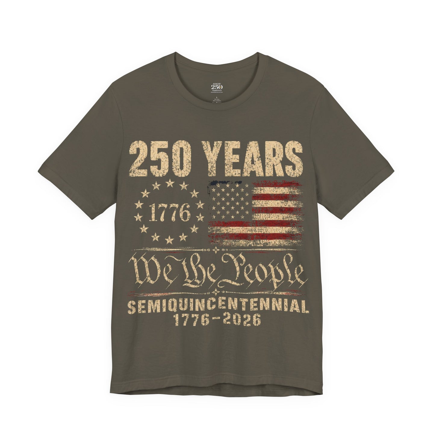 America 250 We the People Tee — 1776–2026 Semiquincentennial
