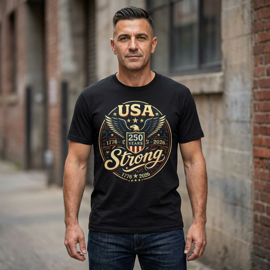 USA Strong Eagle Patriotic Shirt | American Pride Tee